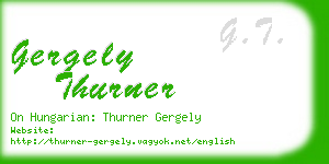 gergely thurner business card